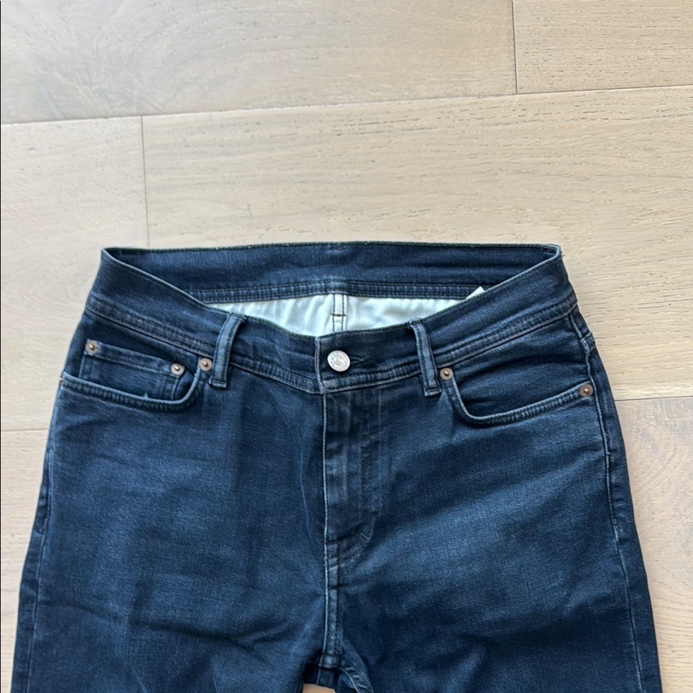 Acne Men's Dark Blue Wash Jeans 30W X 32L